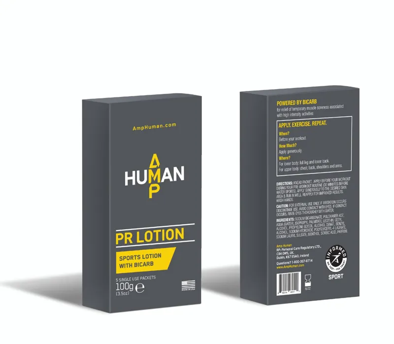 Amp Human : PR LOTION Packets : Box of 5 x 20g On-The-Go Packets-3